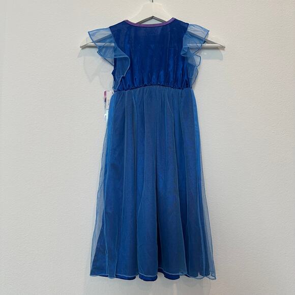 NWT Disney Frozen Elsa blue tulle satin costume girls' dress 5T - Picture 4 of 6